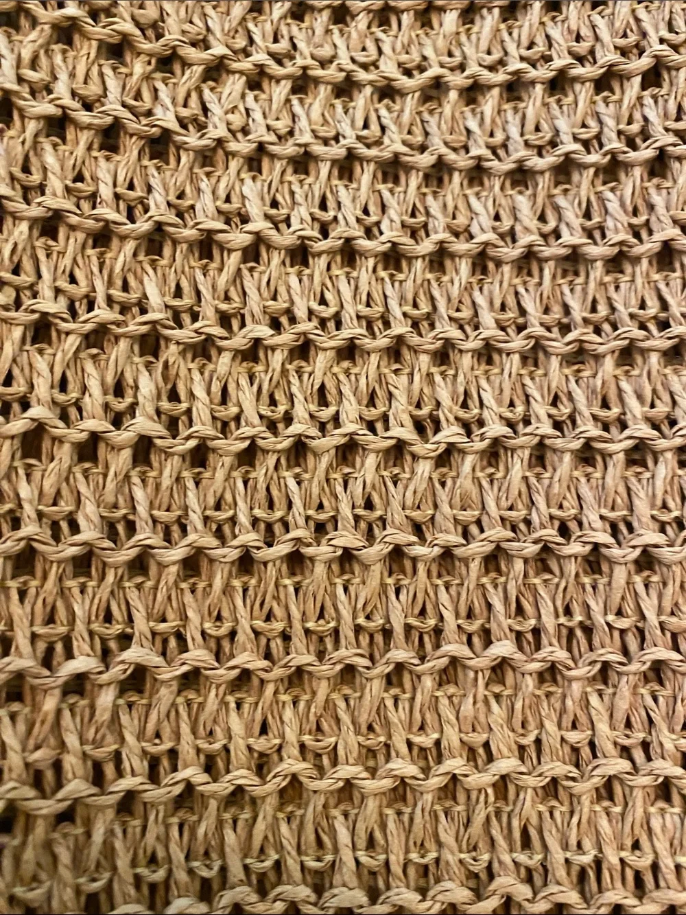 Burberry Straw Tote in Light Brown